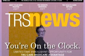 TRS News cover for Spring 2025