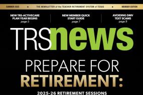 cover of TRS News member newsletter