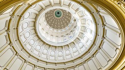ceiling of Austin capitol