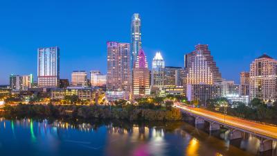 Austin skyline at dusk