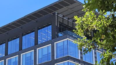 TRS building at Mueller Center