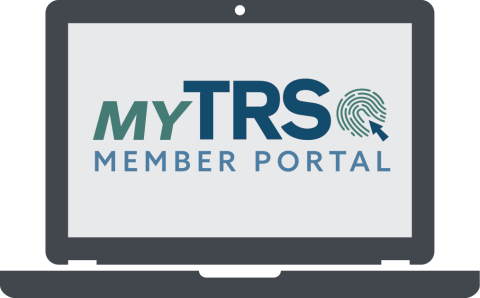 MyTRS Member Portal Laptop