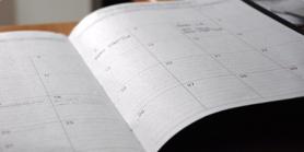 calendar with schedule