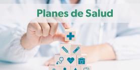 health blocks with Spanish text that says Planes de Salud