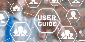 large group of icons with one that reads User Guide
