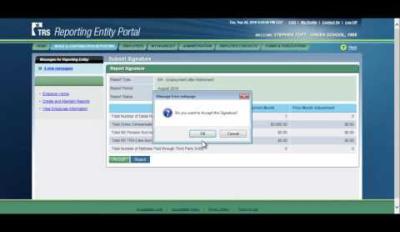 13 Submitting the Report Signature 1B