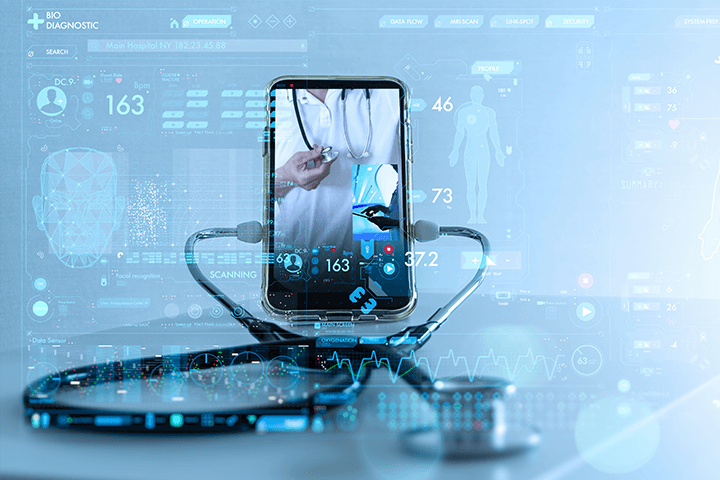 iphone and stethoscope