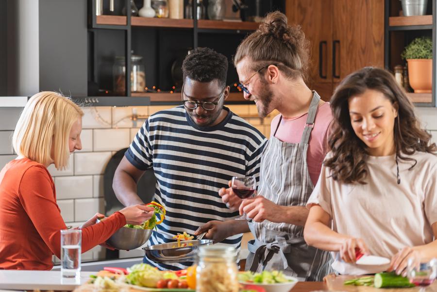 Family cooking