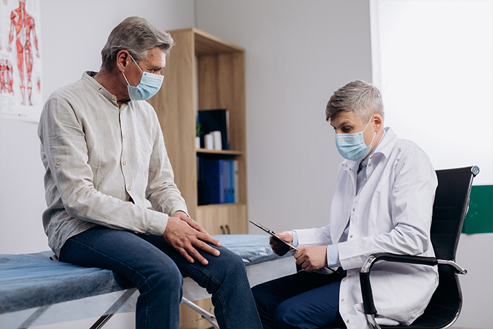 man with doctor