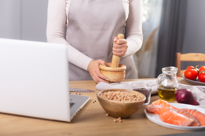 virtual cooking class