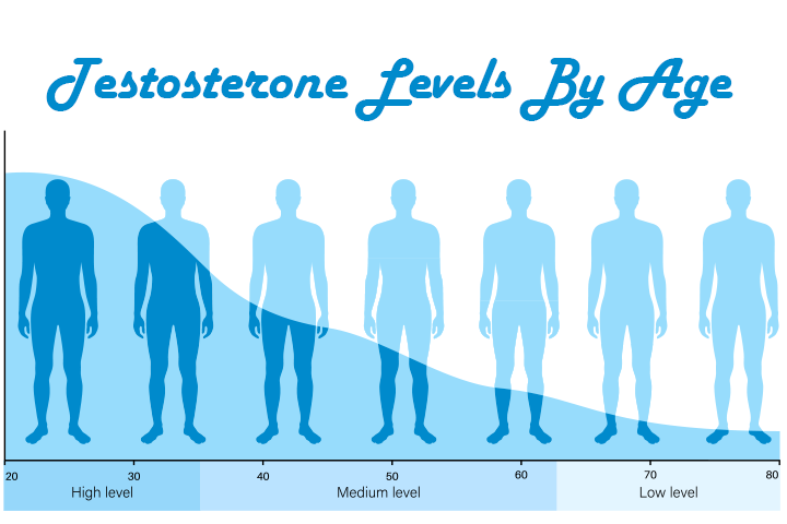 testosterone graph by age
