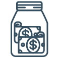 savings jar icon
