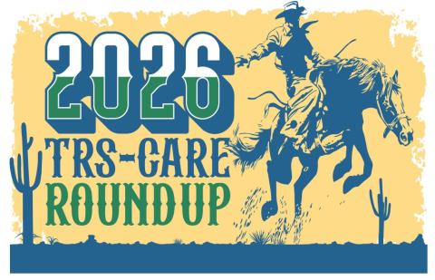 Yellow logo with a cowboy