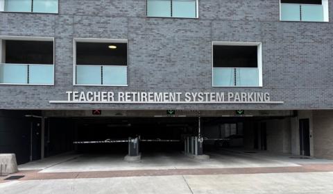 TRS Member Center Garage Entry